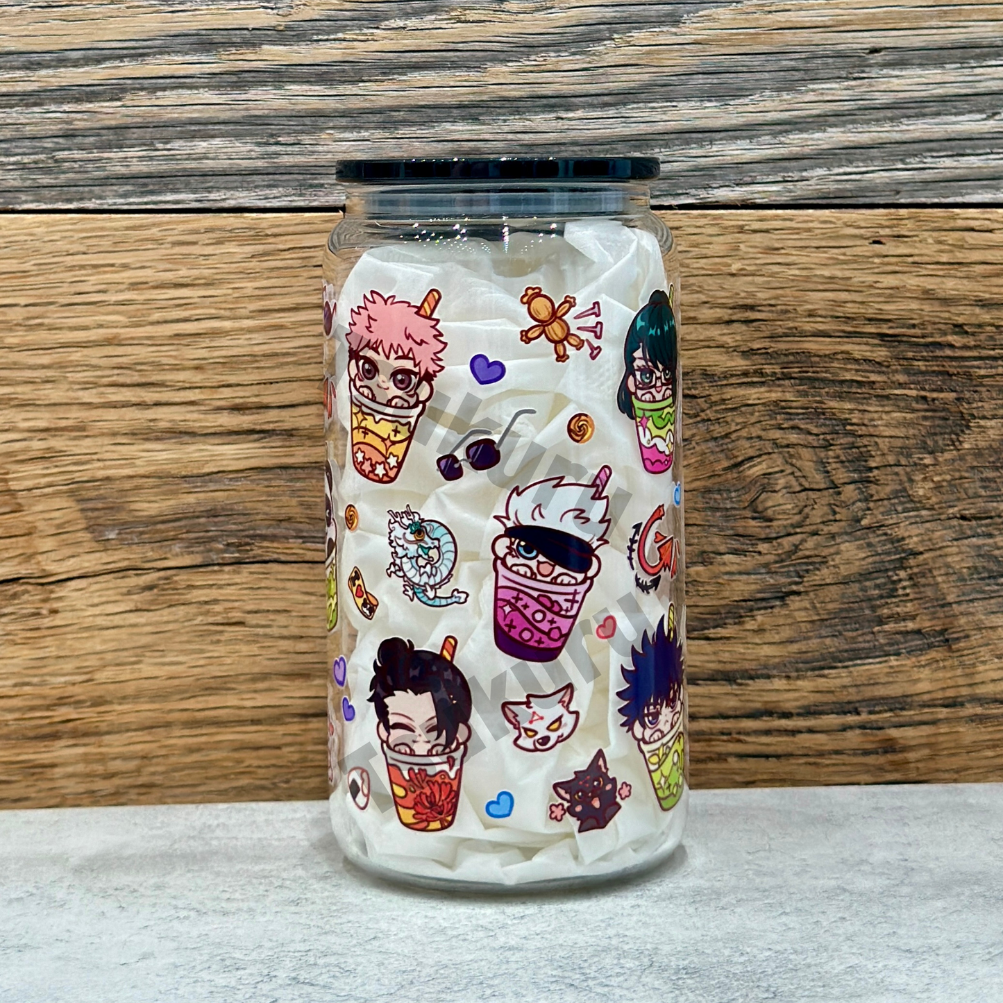 16oz Clear Glass Tumbler - Sorcerers