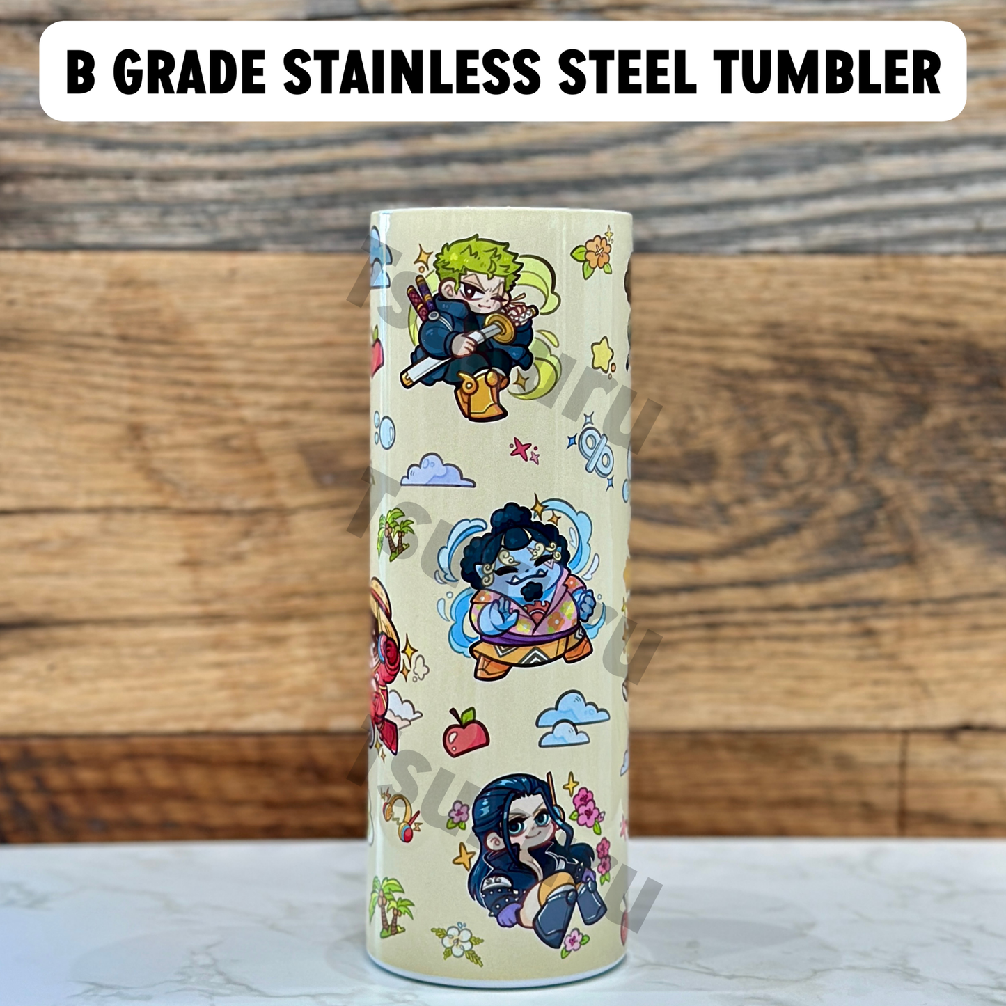 20 oz Stainless Steel Tumbler - EH - (B GRADE)