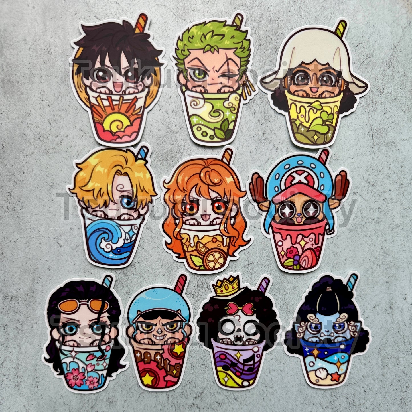 Vinyl Stickers- Boba Series - Pirates