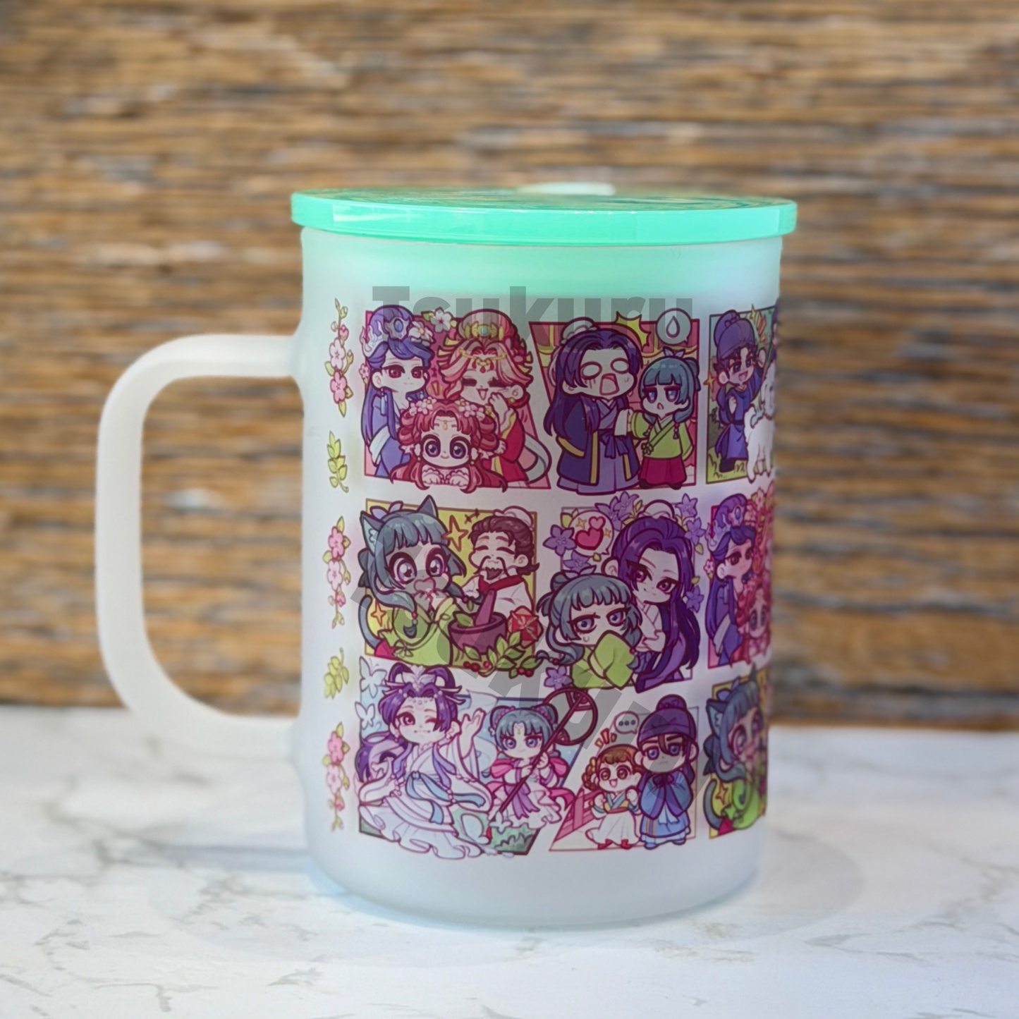 17oz Frosted Glass Mug - AD Panels V2