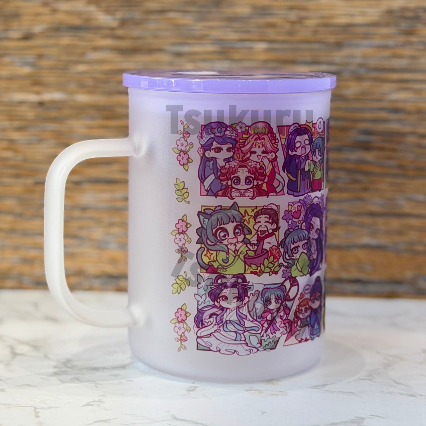 17oz Frosted Glass Mug - AD Panels V2