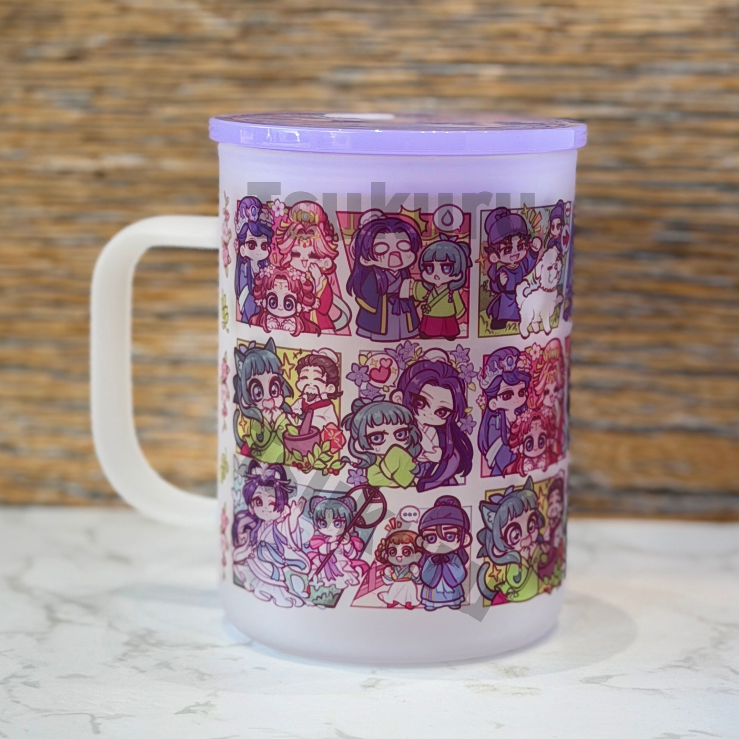 17oz Frosted Glass Mug - AD Panels V2