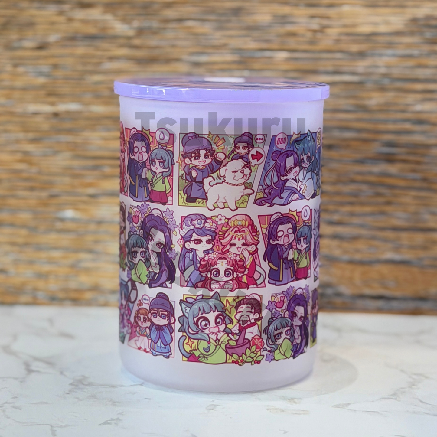 17oz Frosted Glass Mug - AD Panels V2