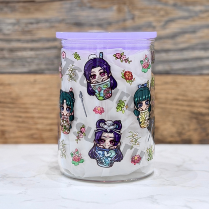 17oz Glass Mug - Boba AD (Double Sided)