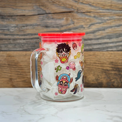 17oz Glass Mug - Pirates