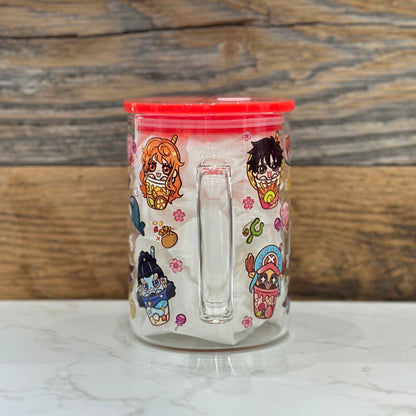 17oz Glass Mug - Pirates