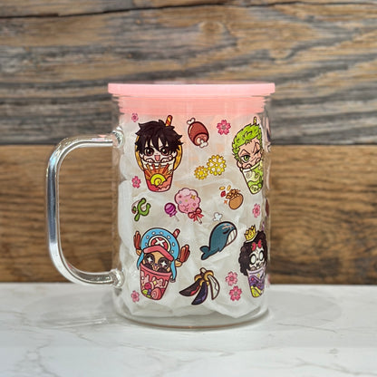 17oz Glass Mug - Pirates