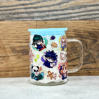 17oz Glass Mug - Battle Sorcerers