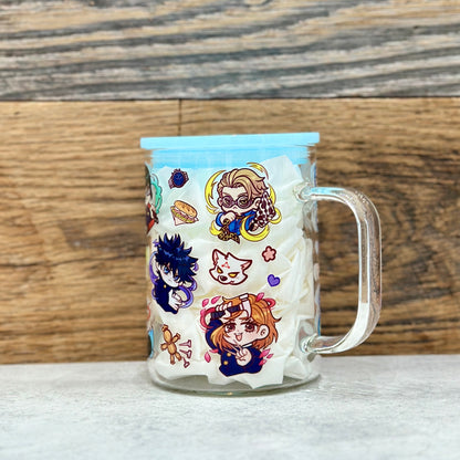 17oz Glass Mug - Battle Sorcerers