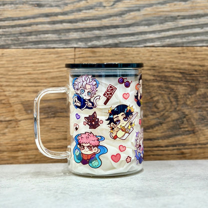 17oz Glass Mug - Battle Sorcerers