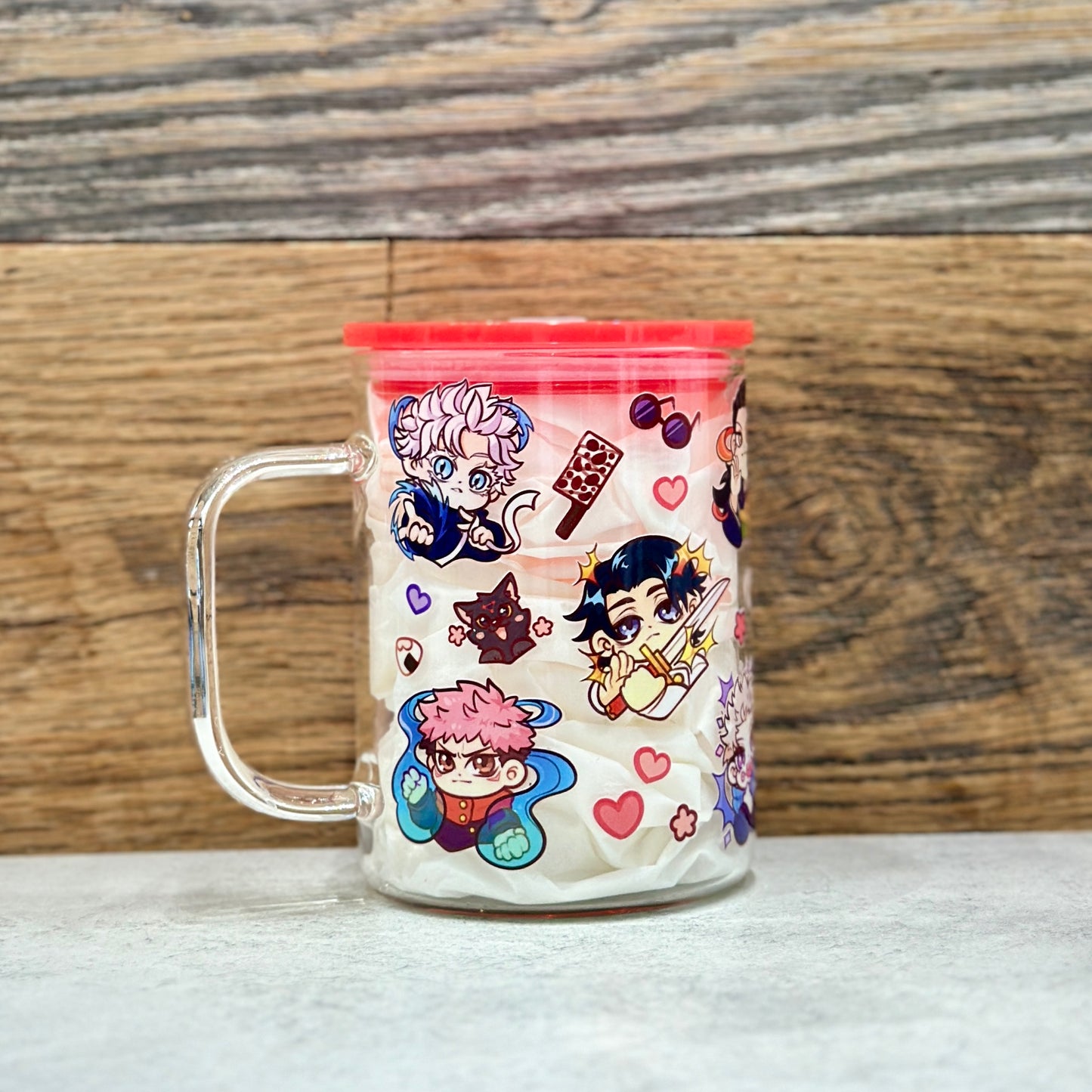 17oz Glass Mug - Battle Sorcerers