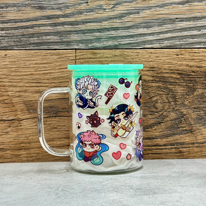 17oz Glass Mug - Battle Sorcerers