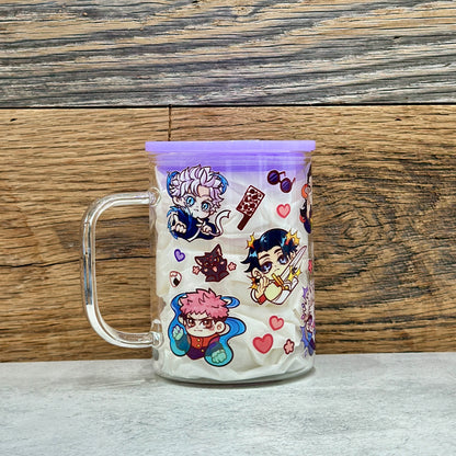 17oz Glass Mug - Battle Sorcerers