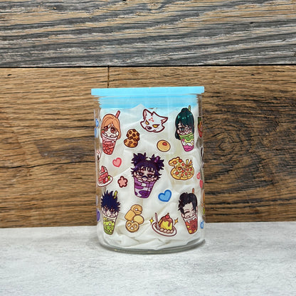 17oz Glass Mug - Kawaii Food