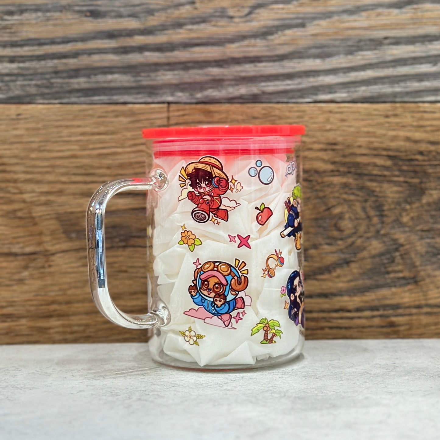 17oz Glass Mug - EH Pirates