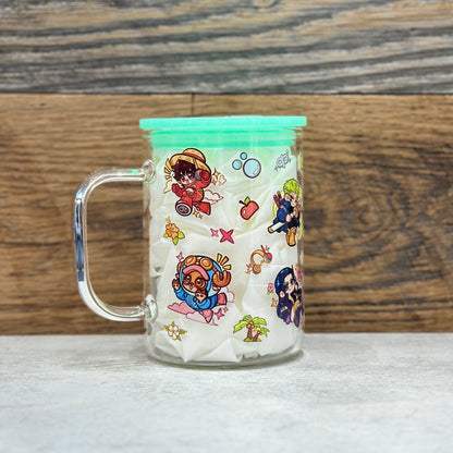 17oz Glass Mug - EH Pirates