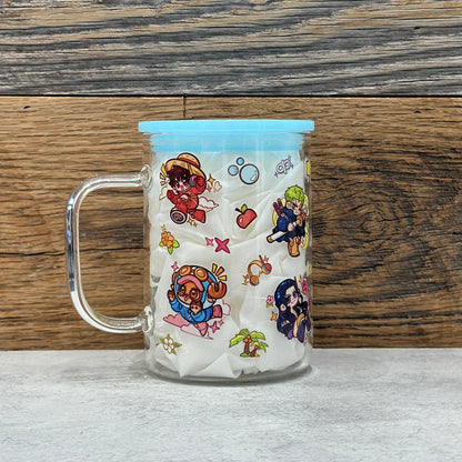 17oz Glass Mug - EH Pirates