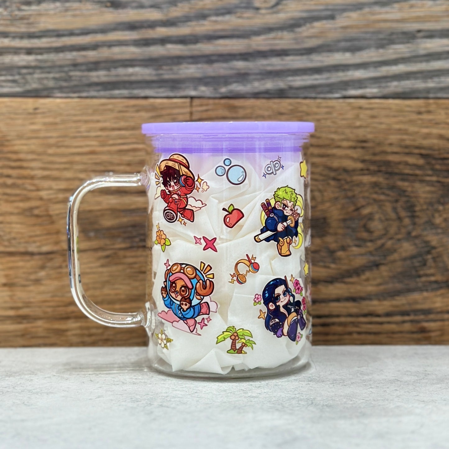 17oz Glass Mug - EH Pirates