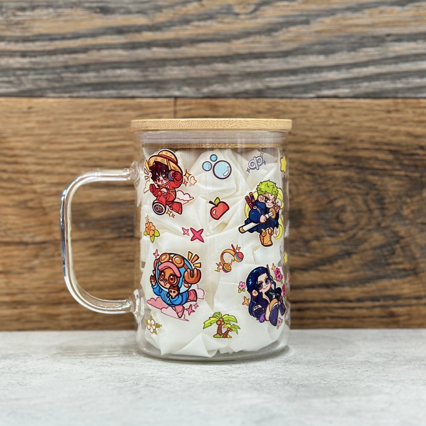 17oz Glass Mug - EH Pirates