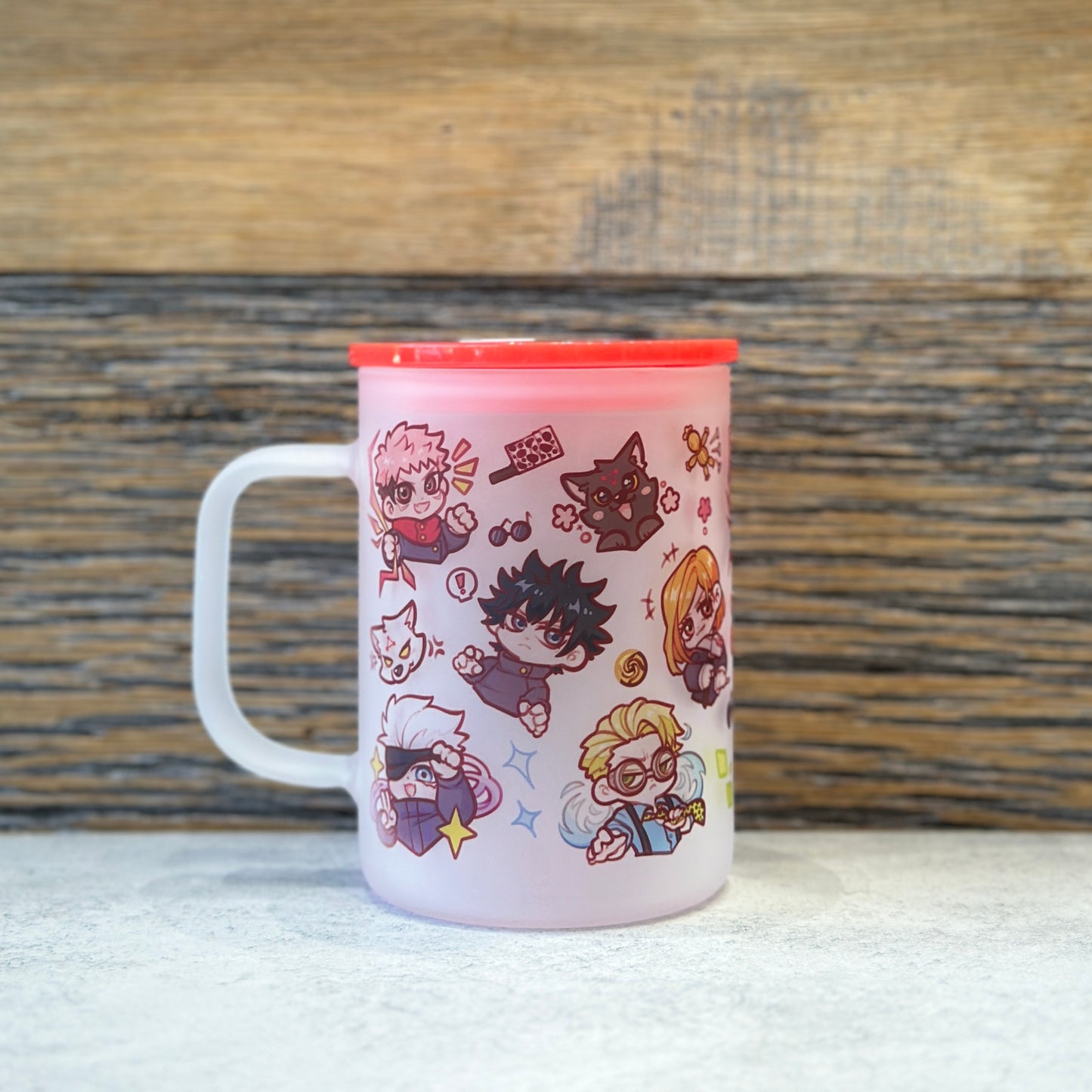 17oz Frosted Glass Mug - Sorcerers