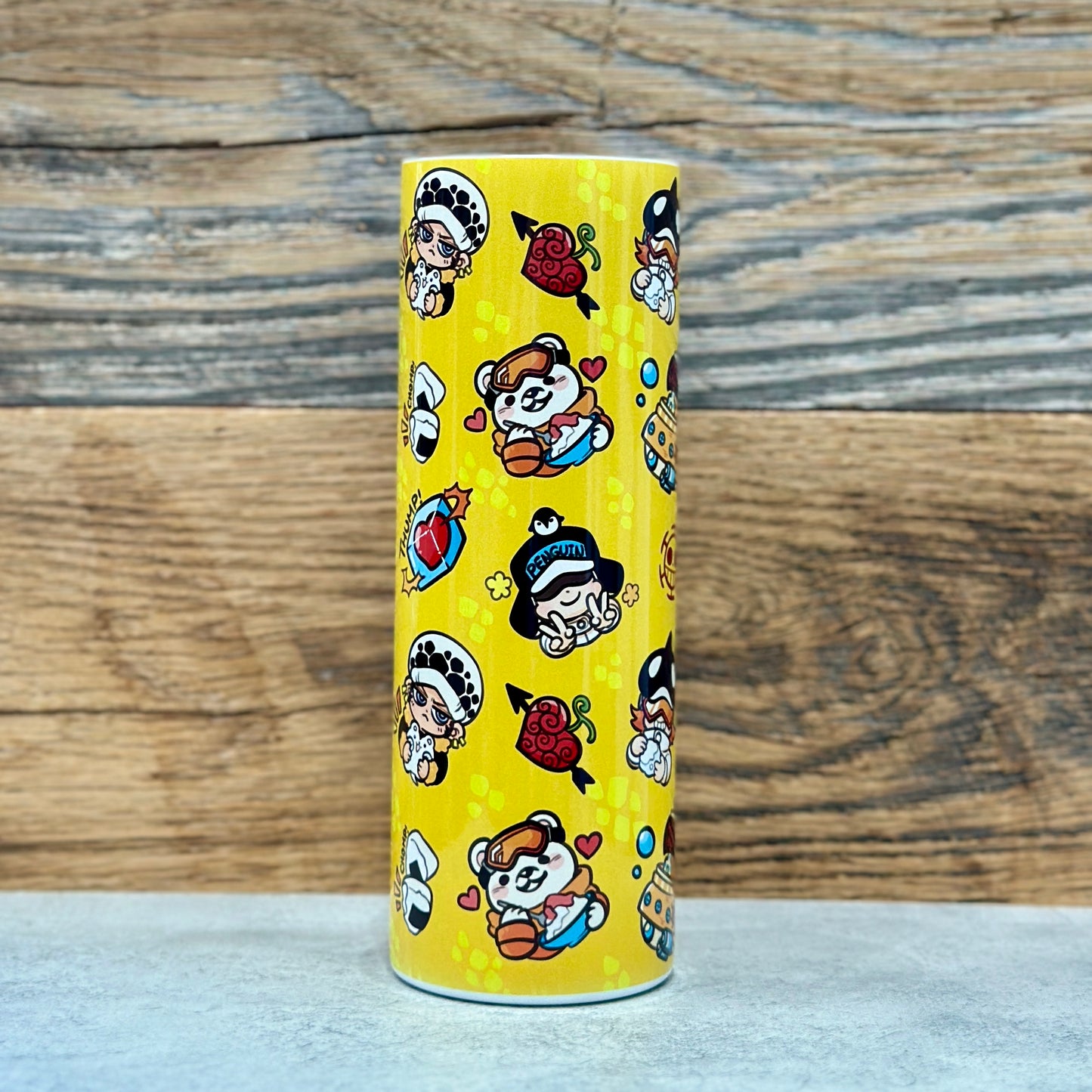 20 oz Stainless Steel Tumbler - Heart Pirates