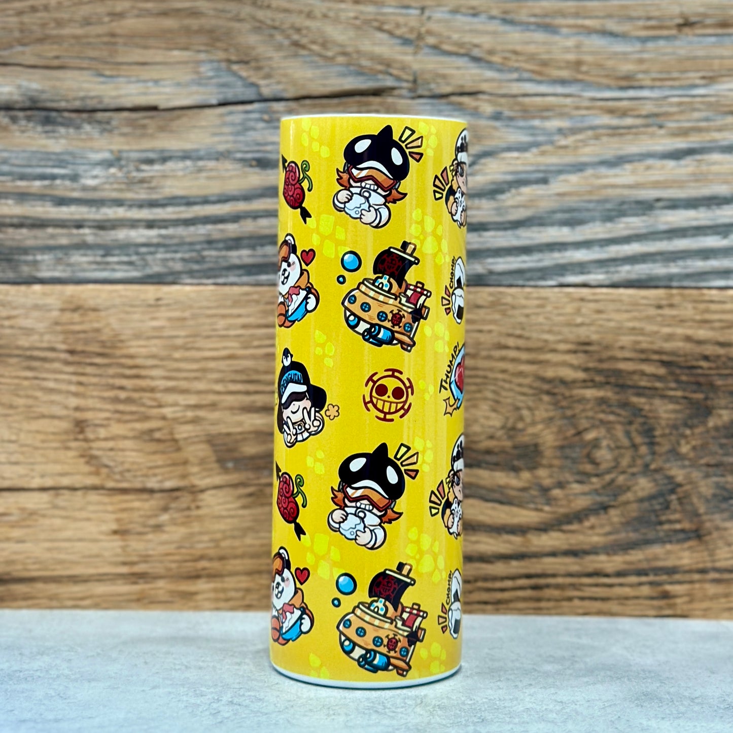 20 oz Stainless Steel Tumbler - Heart Pirates