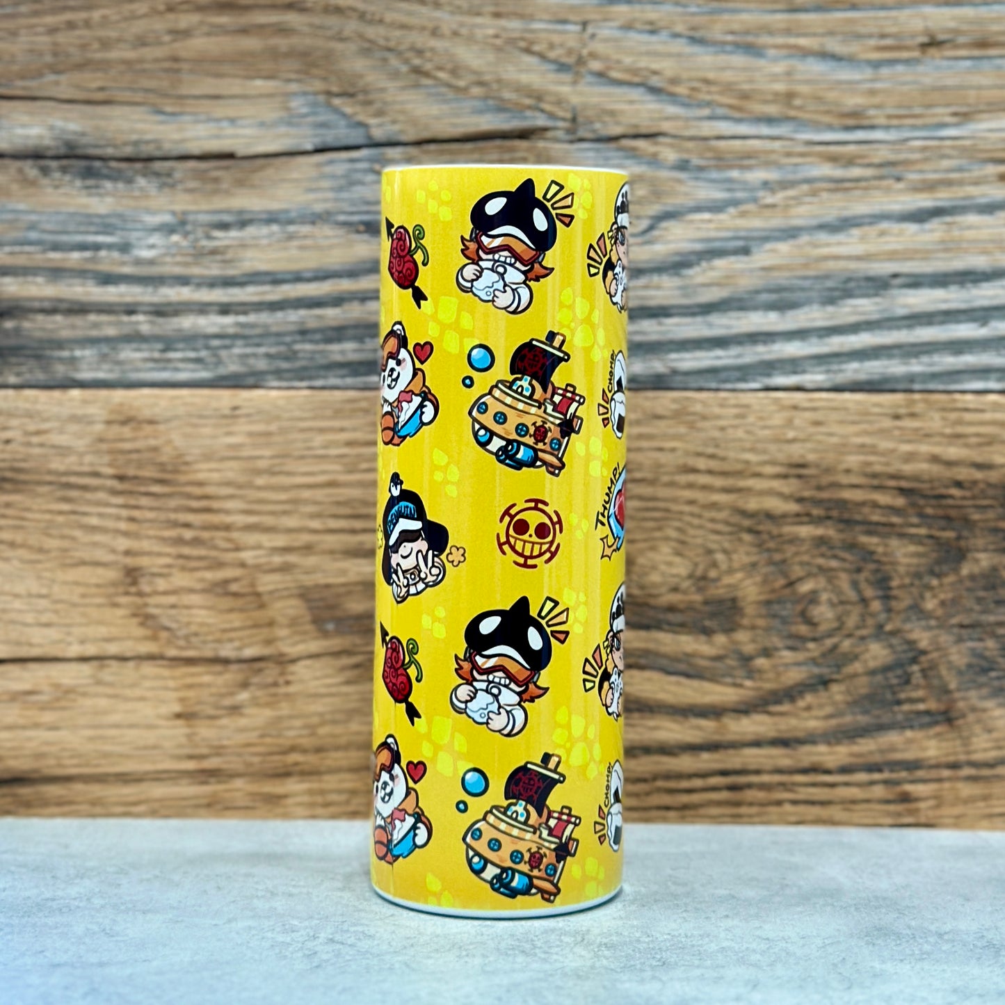 20 oz Stainless Steel Tumbler - Heart Pirates