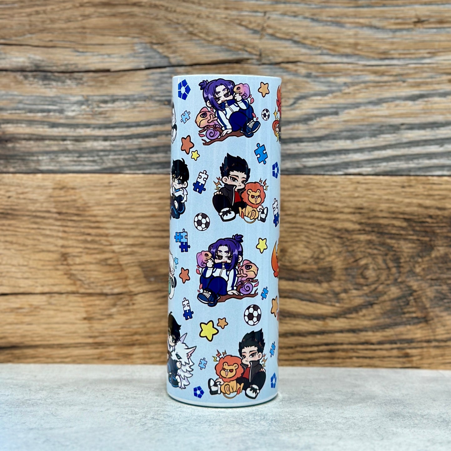 20 oz Stainless Steel Tumbler - Soccer Boys