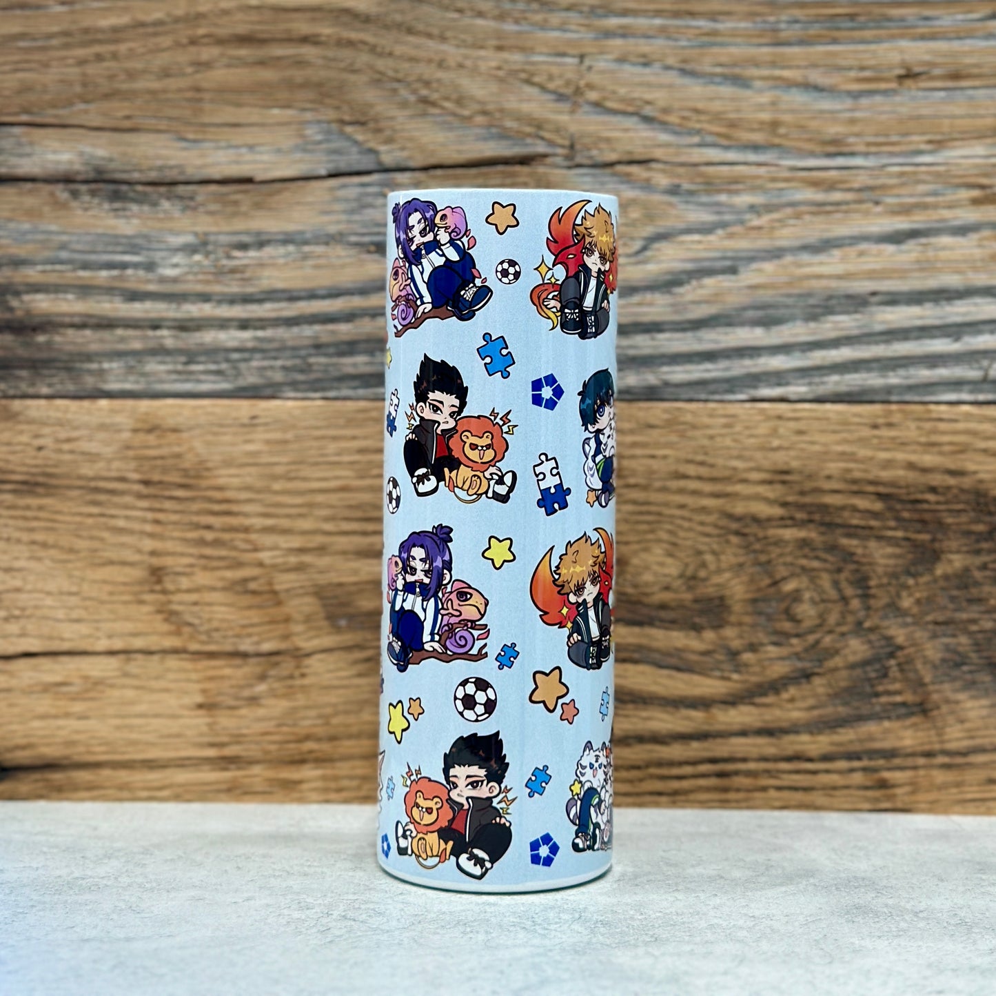 20 oz Stainless Steel Tumbler - Soccer Boys