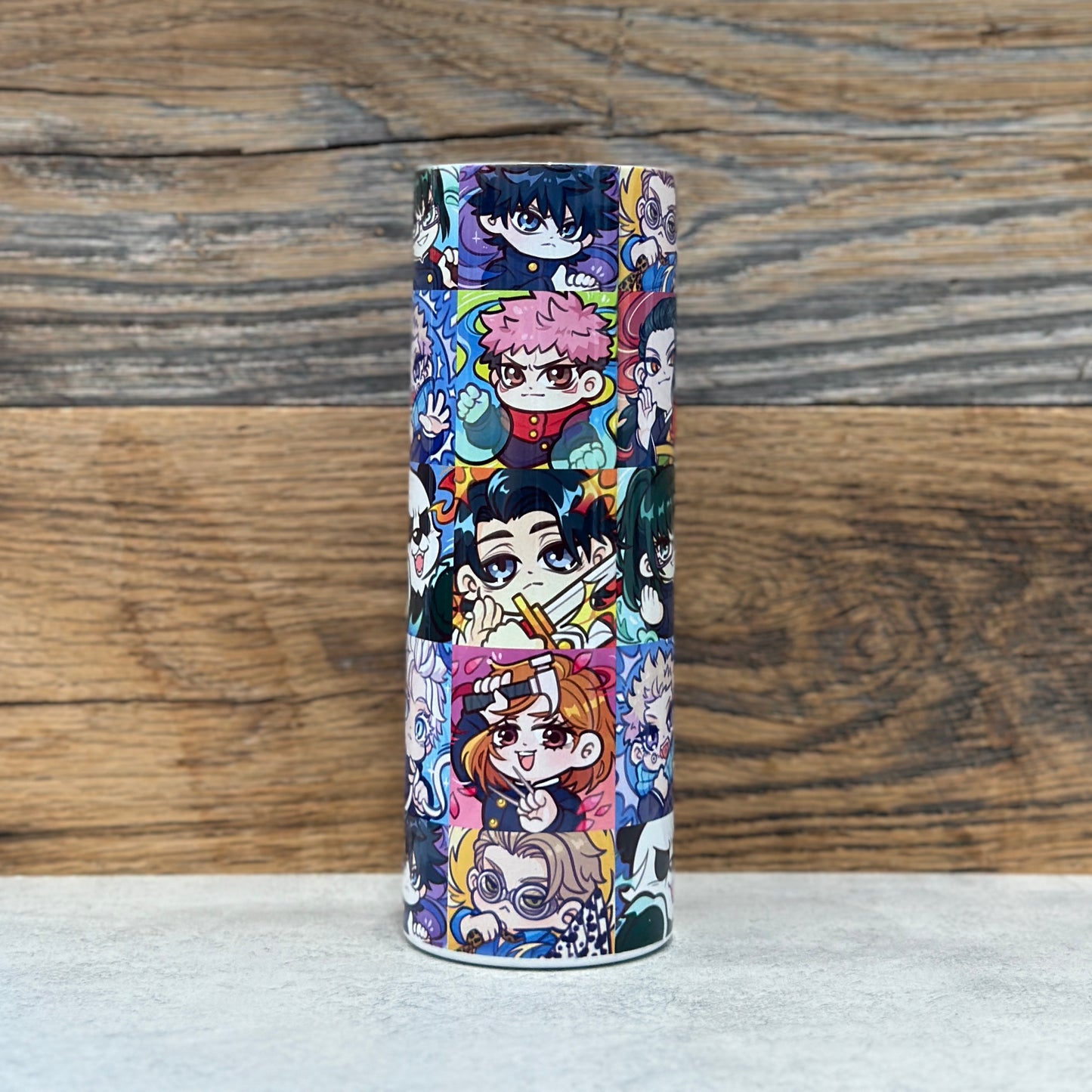 20 oz Stainless Steel Tumbler - Battle Squares