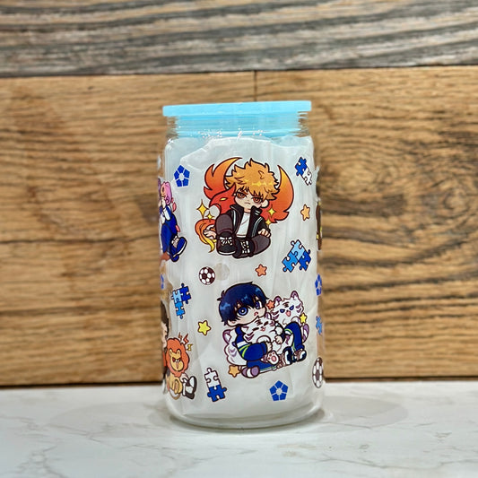 blue lock anime tumbler