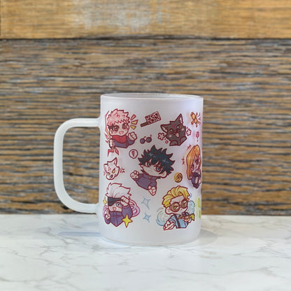 17oz Frosted Glass Mug - Sorcerers