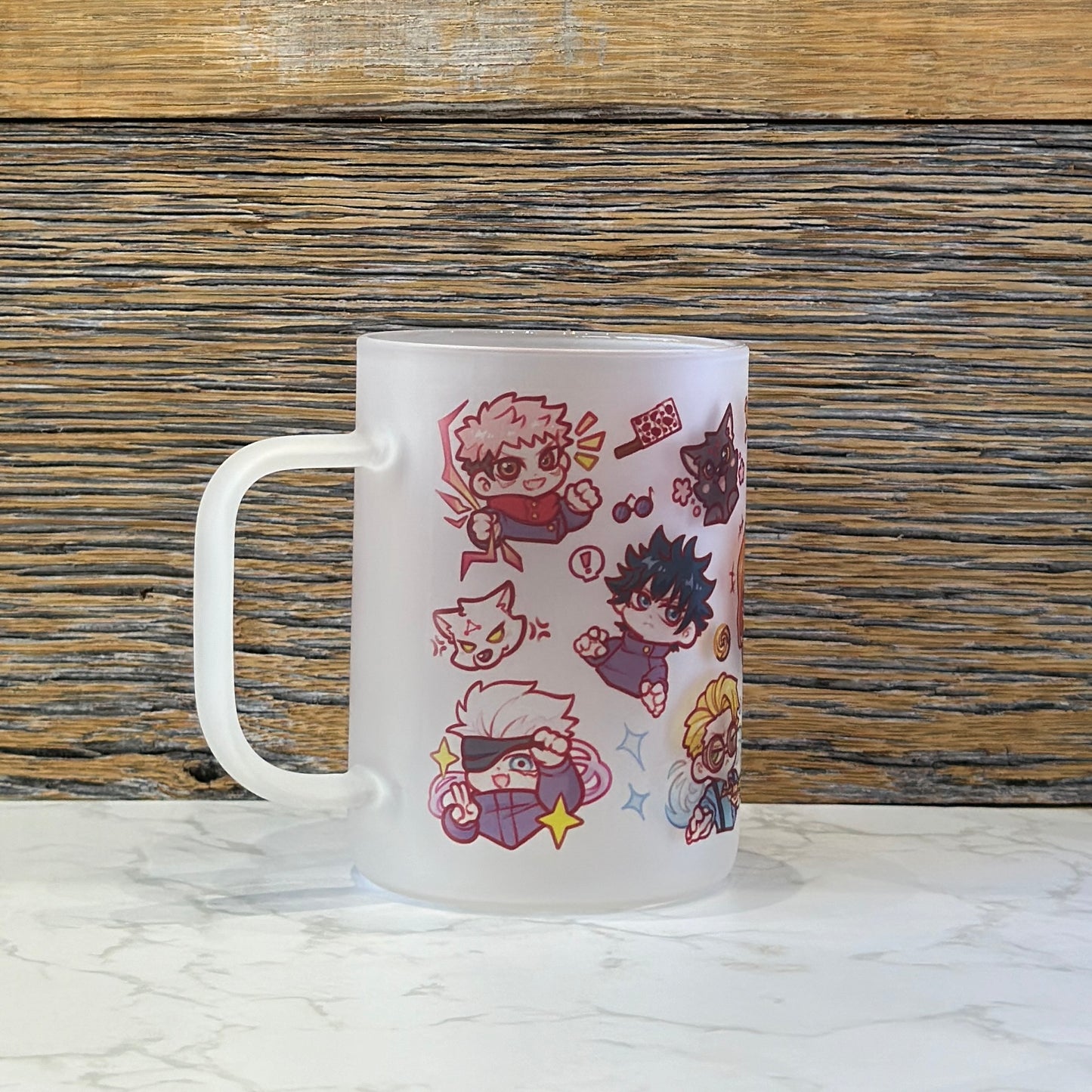 17oz Frosted Glass Mug - Sorcerers