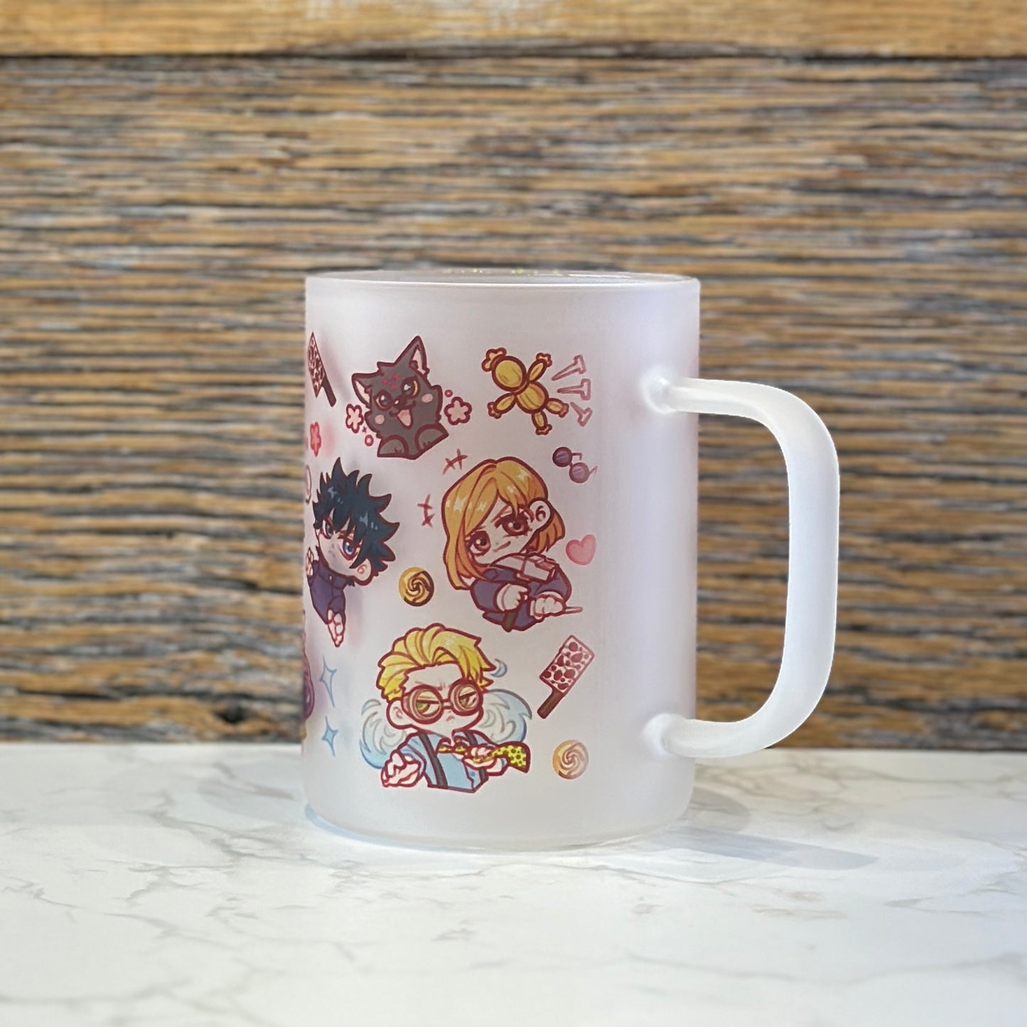 17oz Frosted Glass Mug - Sorcerers