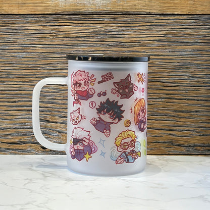 17oz Frosted Glass Mug - Sorcerers