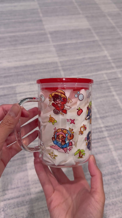 17oz Glass Mug - EH Pirates